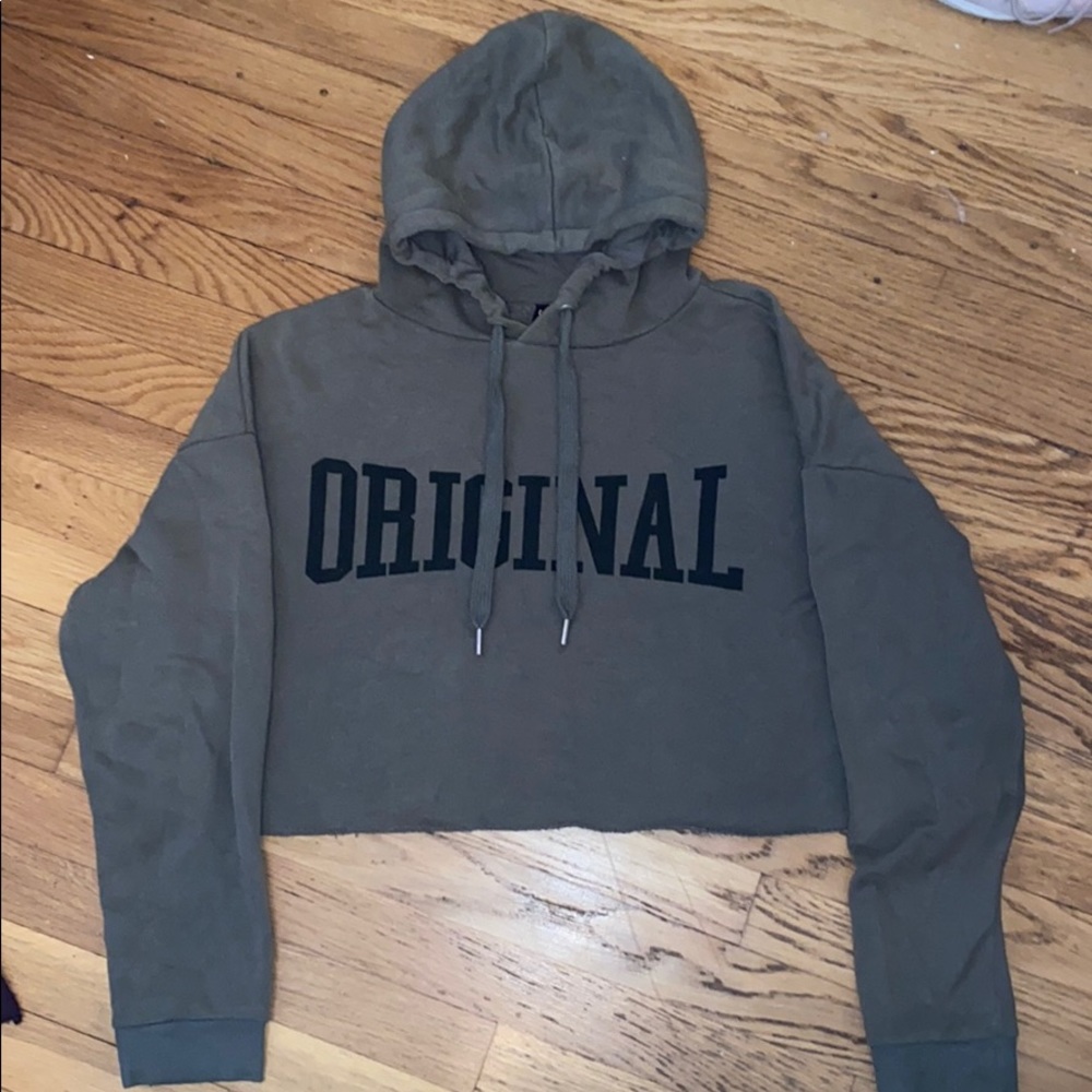 Cropped sweatshirt